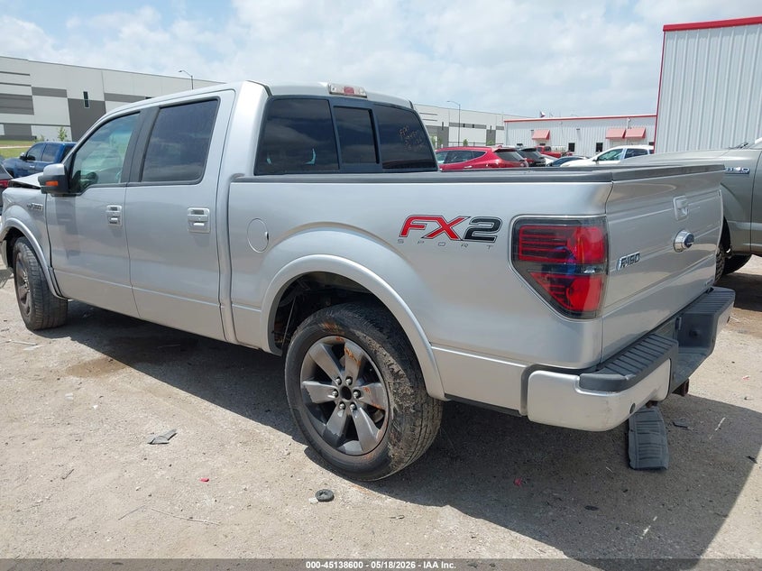 Vin: 1ftfw1cf5cke17640, lot: 45636229, ford f-150 fx2 20123