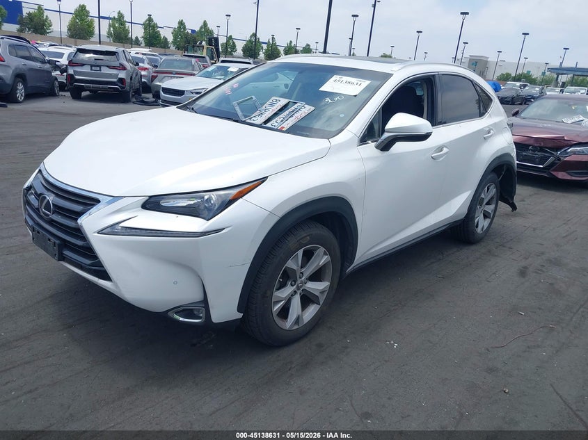 Vin: jtjyarbz1h2050516, lot: 45636259, lexus nx 200t 20172