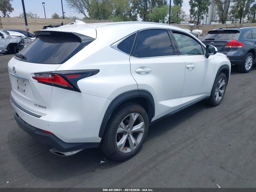 Vin: jtjyarbz1h2050516, lot: 45636259, lexus nx 200t 20174