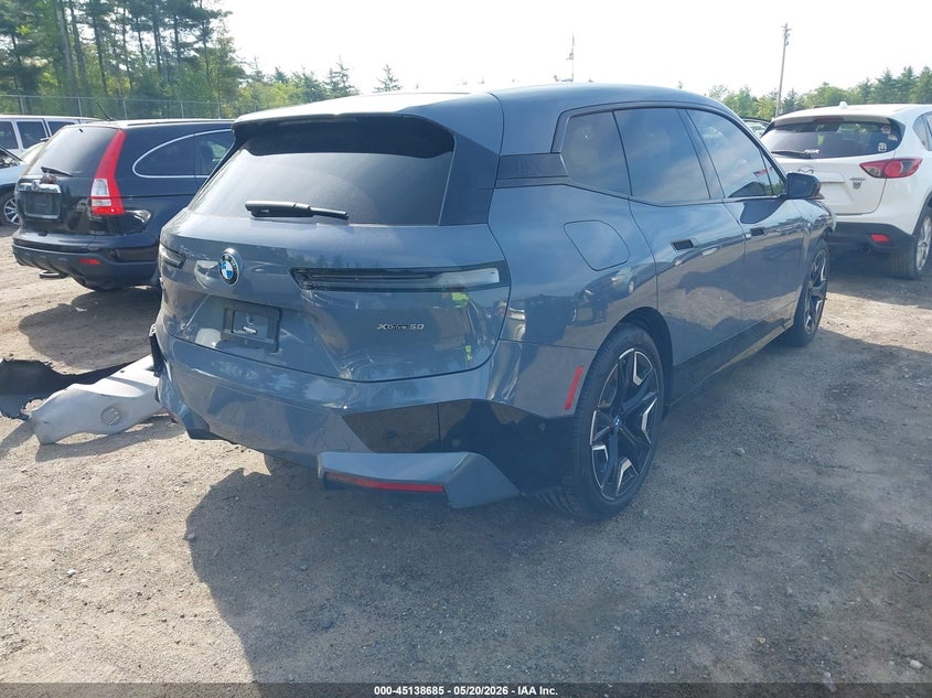 Vin: wb523cf05nck53681, lot: 45636313, bmw ix xdrive50 20224