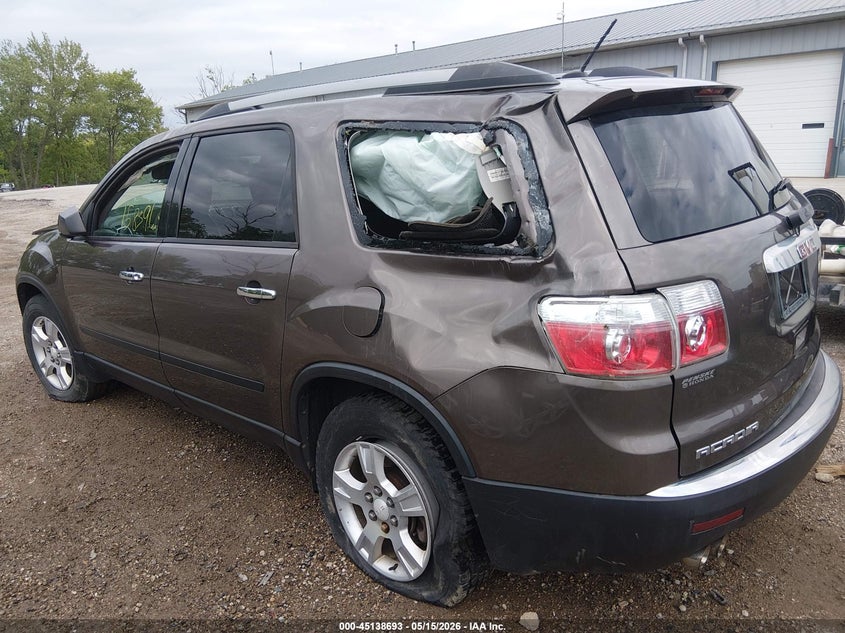 2011 GMC ACADIA SPORT UTILITY VEHICLE 3.6L V-6 DI, DOHC, VVT, 288HP