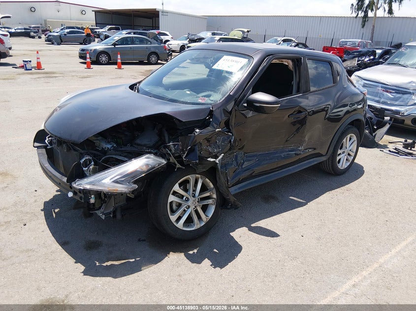 Vin: jn8af5mr9gt603020, lot: 45636532, nissan juke s 20162