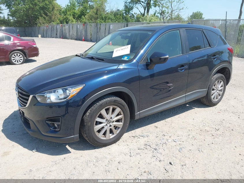 Vin: jm3ke4cy2g0838132, lot: 45636582, mazda cx-5 touring 20162