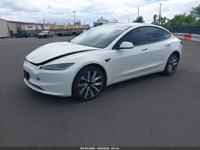 Vin: 5yj3e1eb3sf049096, lot: 45636592, tesla model 3 long range all-wheel drive 20252