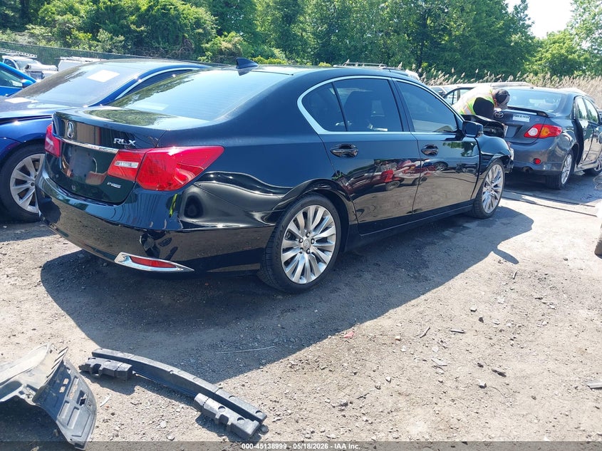 Vin: jh4kc1f58ec003712, lot: 45636628, acura rlx 20144