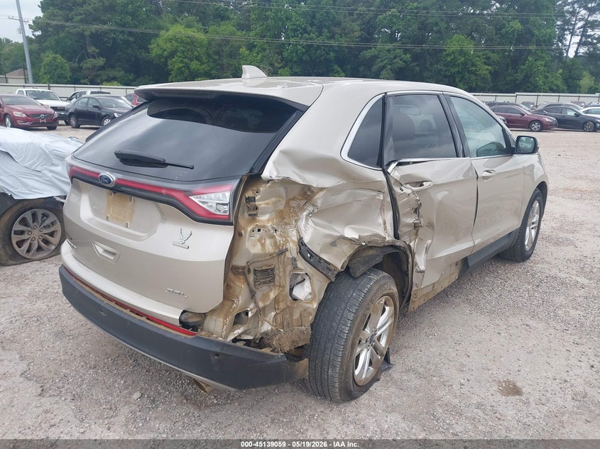 Vin: 2fmpk3j80hbb10499, lot: 45636688, ford edge sel 20174