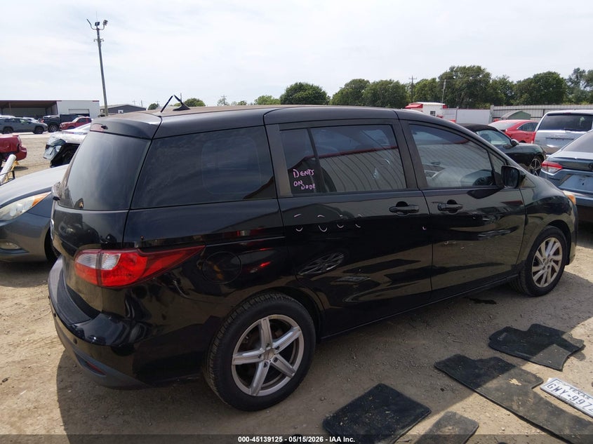 JM1CW2BL0C0143405 2012 Mazda 5 2.5 Azda5 Sport Black