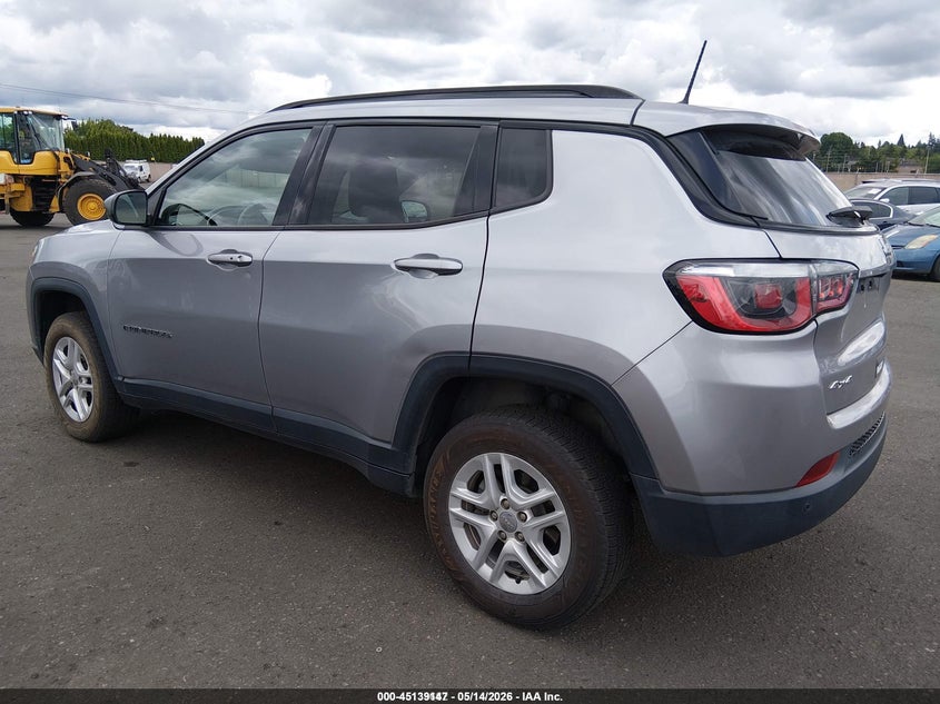 Vin: 3c4njdab2jt392302, lot: 45636776, jeep compass sport 4x4 20183