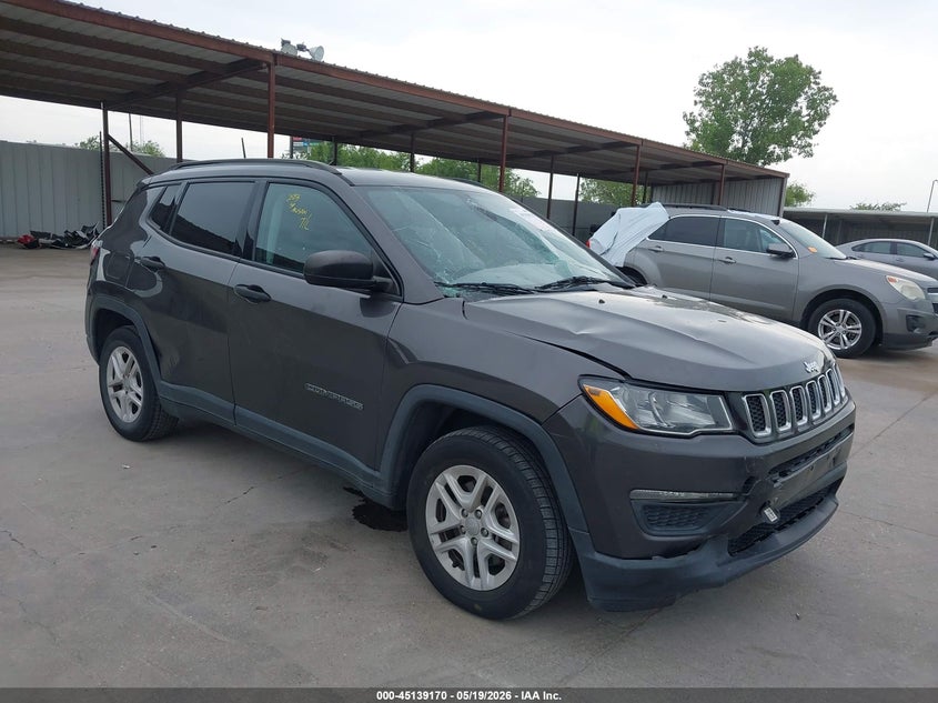 Vin: 3c4njcab9jt137804, lot: 45636800, jeep compass sport fwd 2018 img_1