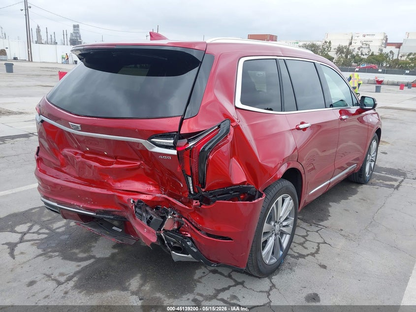 Vin: 1gykpcrs1nz136158, lot: 45636830, cadillac xt6 fwd premium luxury 20224