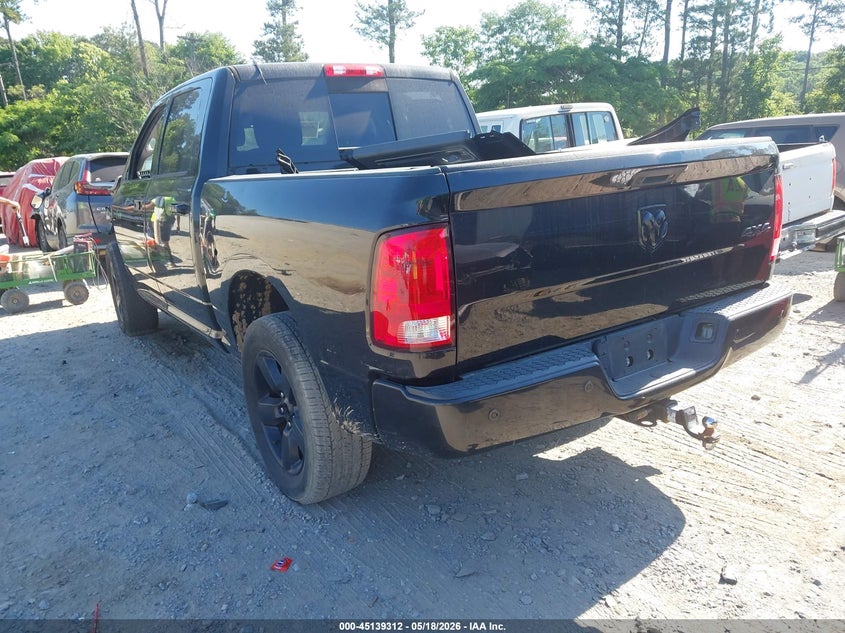 Vin: 1c6rr7lg2js257852, lot: 45636941, ram 1500 big horn  4x4 5'7 box 20183