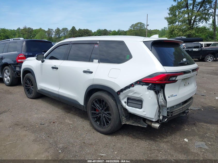 Vin: 5tdadab55rs004580, lot: 45636956, toyota grand highlander hybrid platinum max 20243