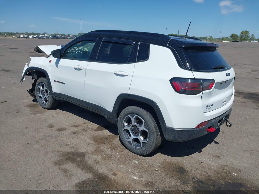 Vin: 3c4njddb2nt193056, lot: 45637013, jeep compass trailhawk 4x4 20223