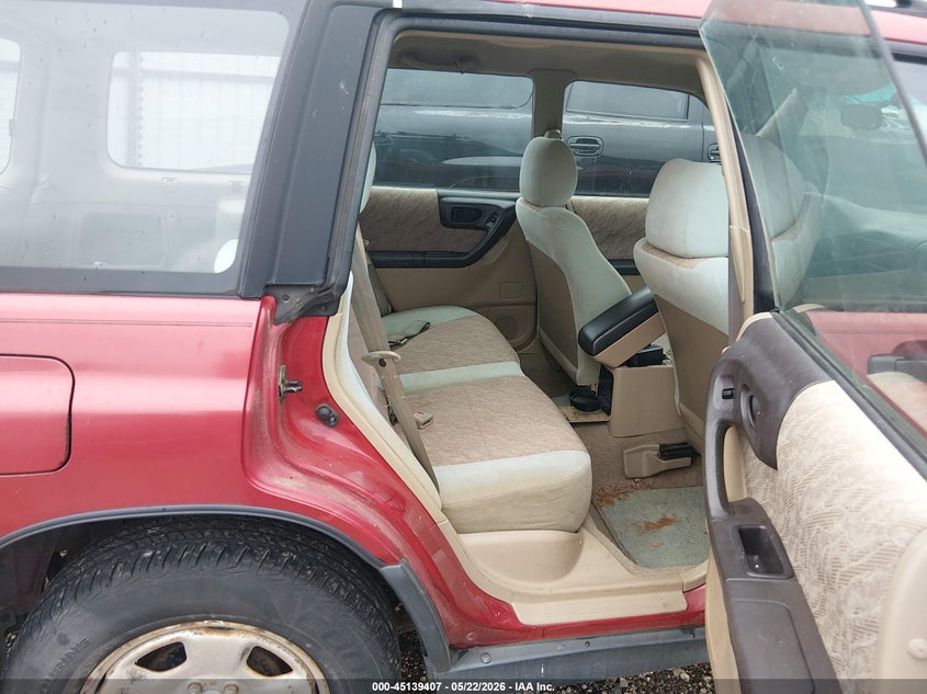 1999 Subaru Forester L VIN: JF1SF6351XG734865 Lot: 45139407