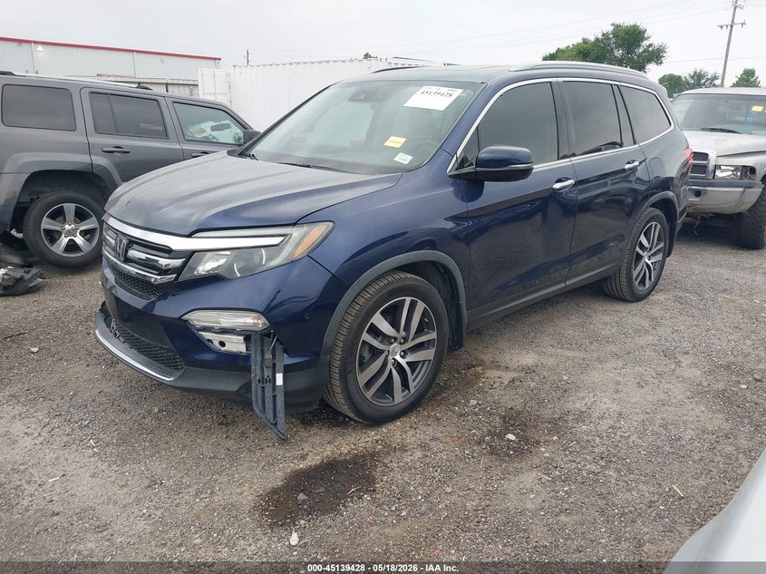 Vin: 5fnyf5h94jb017016, lot: 45637058, honda pilot touring 20182