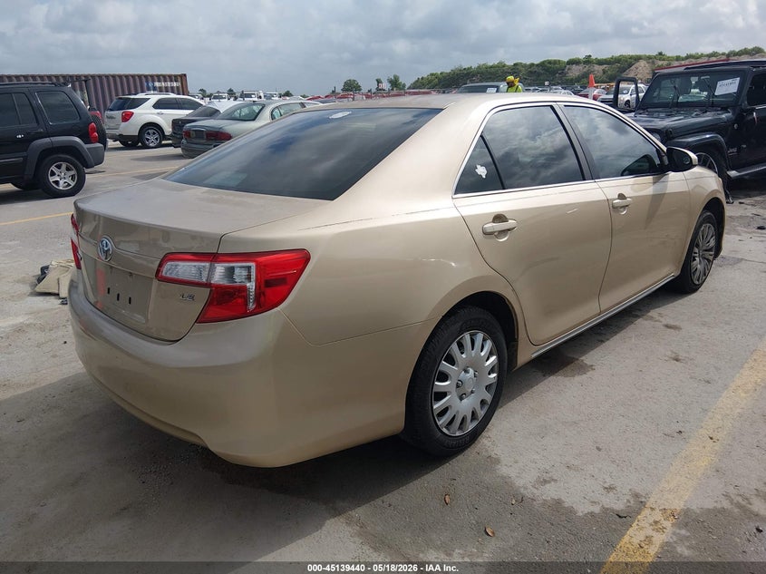 2012 TOYOTA CAMRY SEDAN 2.5L I-4 DOHC, VVT, 178HP