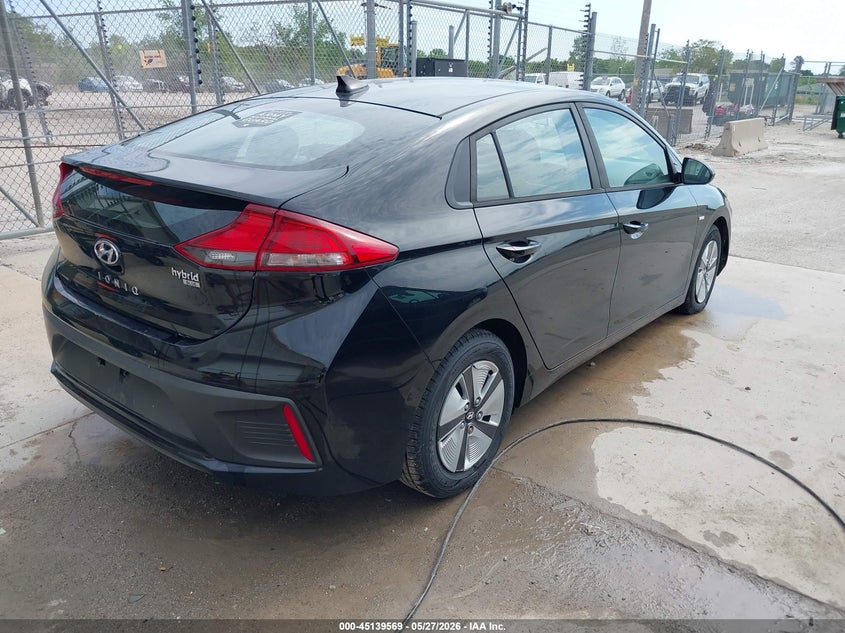 Vin: kmhc65lc0ju075768, lot: 45637198, hyundai ioniq hybrid blue 20184