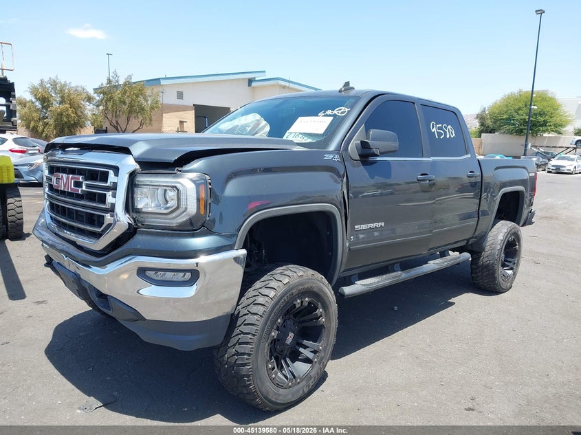 Vin: 3gtu2mec0jg214201, lot: 45637209, gmc sierra 1500 sle 20182