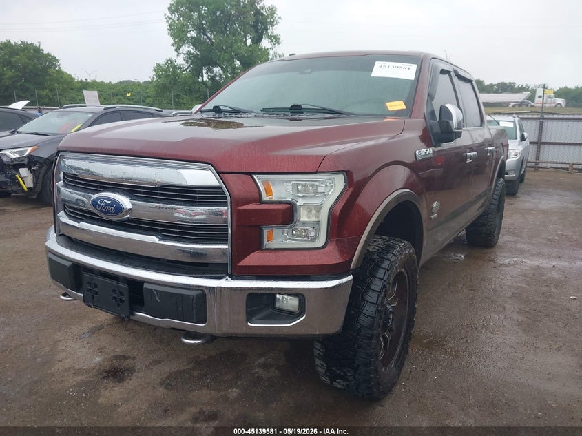 Vin: 1ftew1eg5ffa10321, lot: 45637210, ford f-150 king ranch 20152