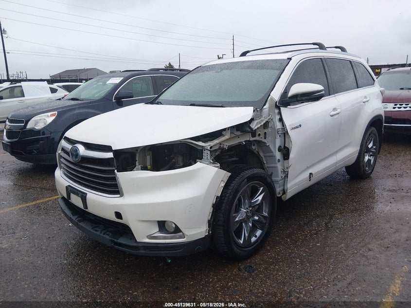 2015 Toyota Highlander Hybrid Limited Platinum V6 5TDDCRFH7FS008161 photo 1