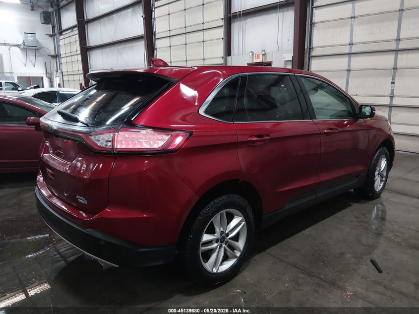 Vin: 2fmpk4j96gbc66608, lot: 45637309, ford edge sel 20164