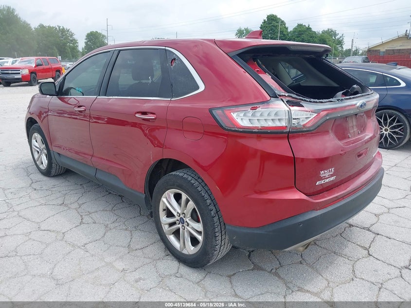 Vin: 2fmpk3k82gbc24548, lot: 45637313, ford edge titanium 20163