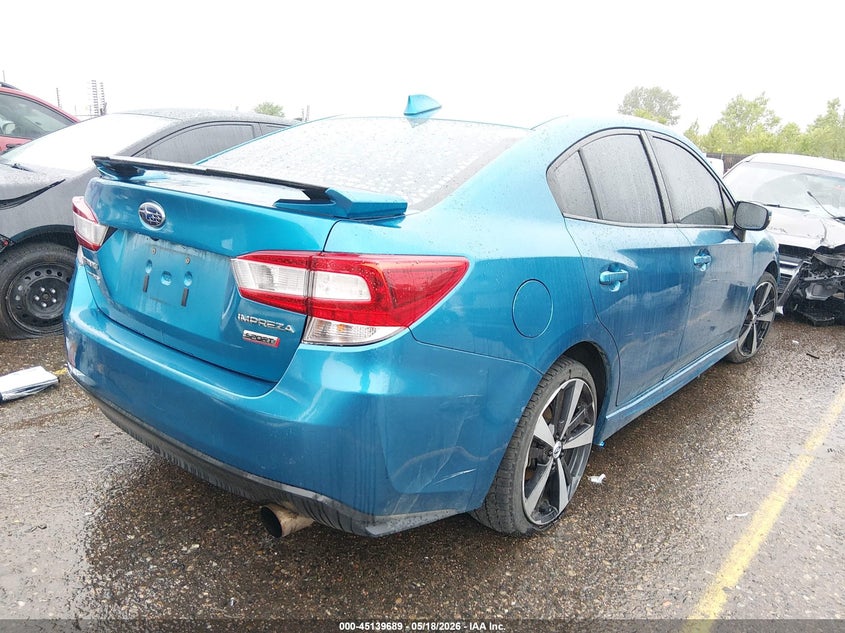 Vin: 4s3gkak62h1619964, lot: 45637318, subaru impreza 2.0i sport 20174