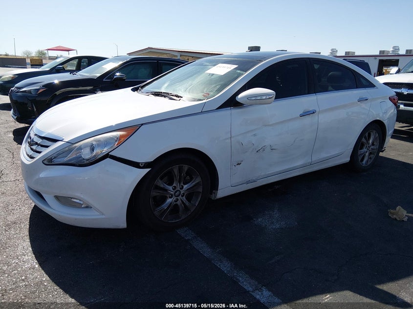 2012 Hyundai Sonata 2.4 Limited White Lot 111045139715 Vin 5NPEC4ACXCH331849