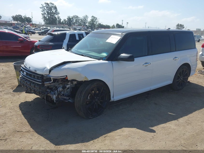 Vin: 2fmgk5c80kba24318, lot: 45637359, ford flex sel 20192