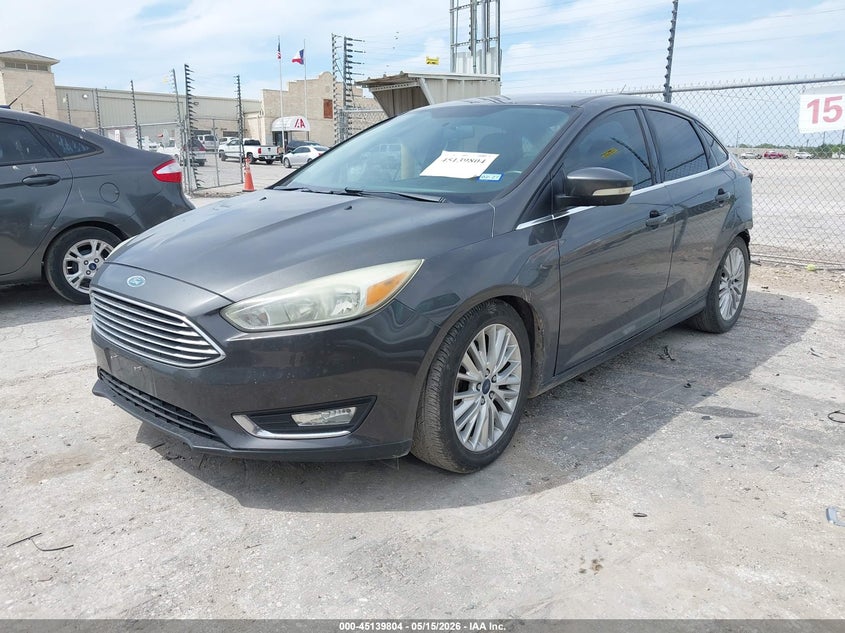 Vin: 1fadp3j21fl255199, lot: 45637433, ford focus titanium 20152