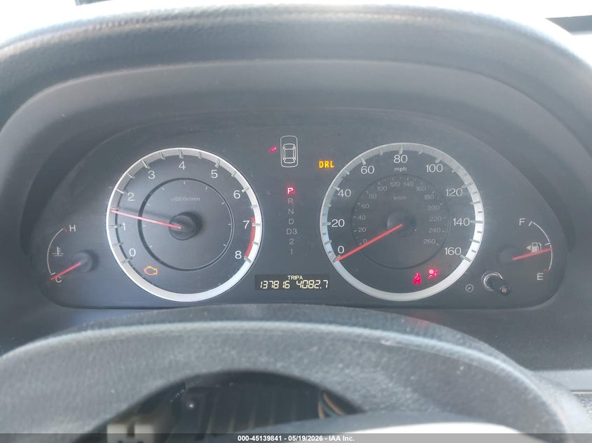 2011 HONDA ACCORD SEDAN 2.4L I-4 DOHC, VVT, 177HP