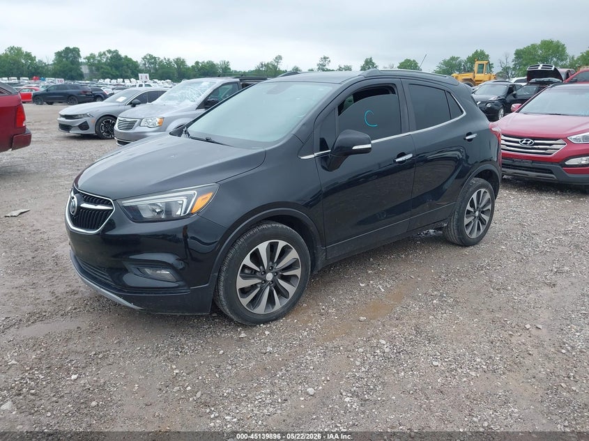 Vin: kl4cjbsb2jb656964, lot: 45637525, buick encore preferred ii 20182