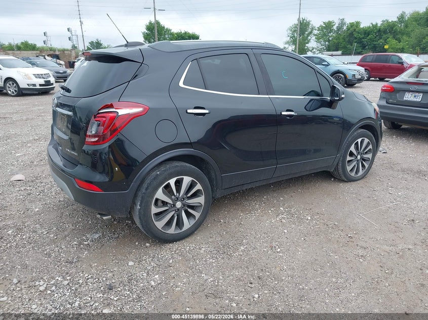 Vin: kl4cjbsb2jb656964, lot: 45637525, buick encore preferred ii 20184