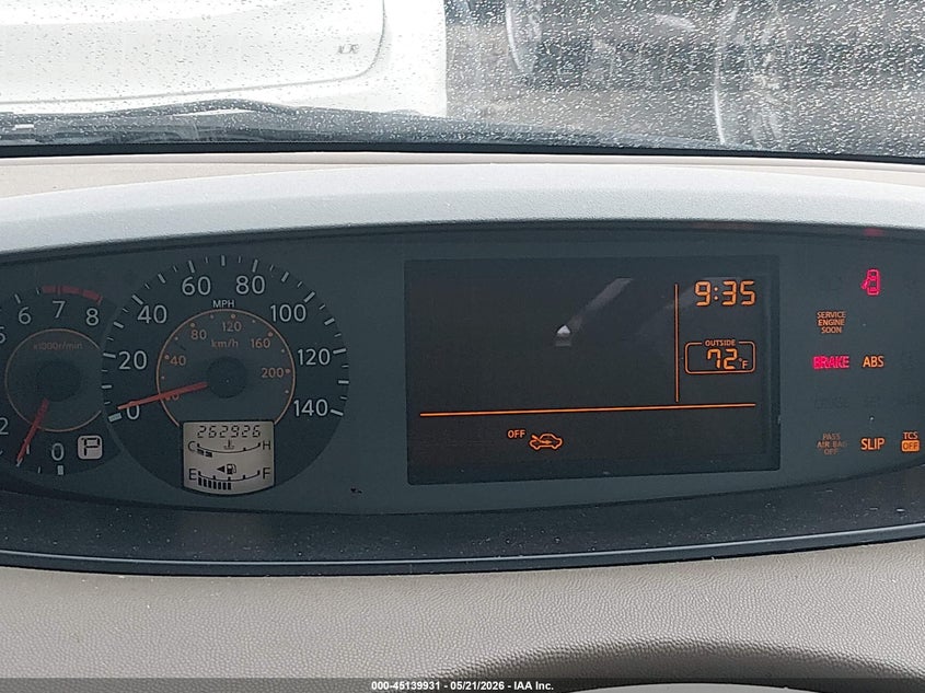 2004 Nissan Quest 3.5 S VIN: 5N1BV28U14N327136 Lot: 45139931