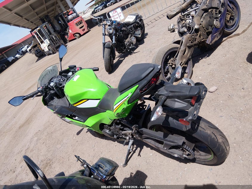 2025 Kawasaki Ex500 H VIN: ML5EXGH14SDA46205 Lot: 45139980