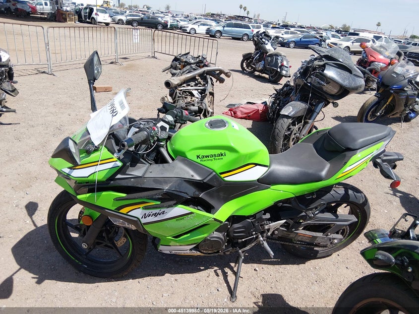 2025 Kawasaki Ex500 H VIN: ML5EXGH14SDA46205 Lot: 45139980
