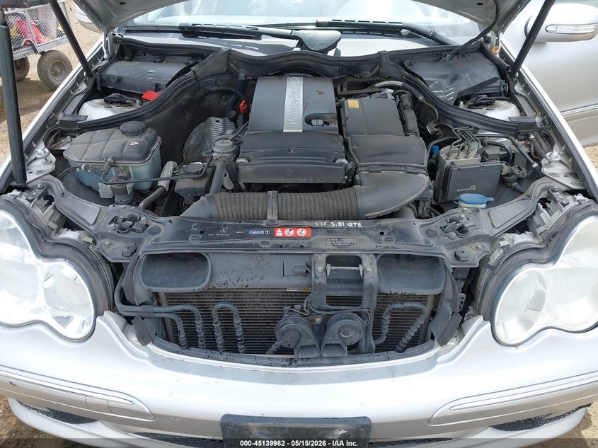 2005 Mercedes-Benz C 230 Kompressor Sport VIN: WDBRF40J65A788837 Lot: 45139982