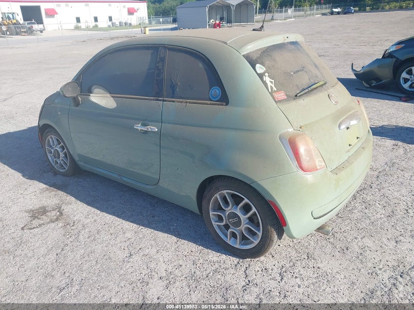 Vin: 3c3cffar3ct102450, lot: 45637612, fiat 500 pop 20123