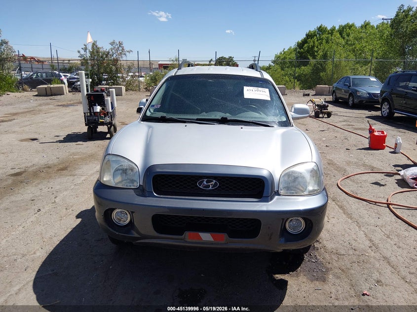 2002 Hyundai Santa Fe Gls/Lx VIN: KM8SC73D72U243965 Lot: 45139996