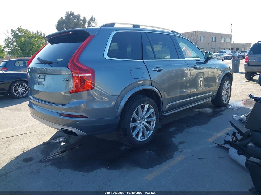 Vin: yv4bc0pk9g1059458, lot: 45637627, volvo xc90 hybrid t8 momentum 20164