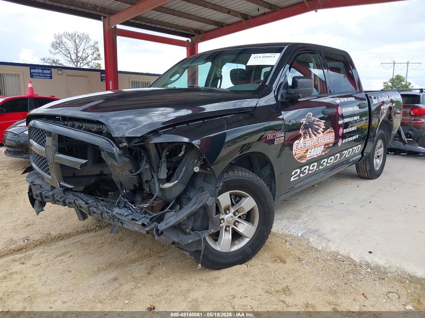 Vin: 1c6rr6kt8gs298374, lot: 45637689, ram 1500 express 20162