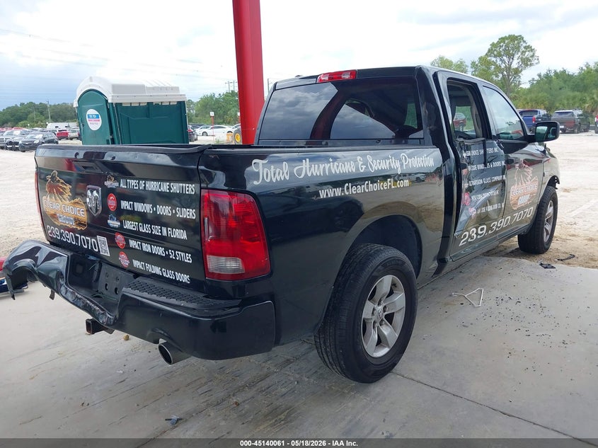 Vin: 1c6rr6kt8gs298374, lot: 45637689, ram 1500 express 20164