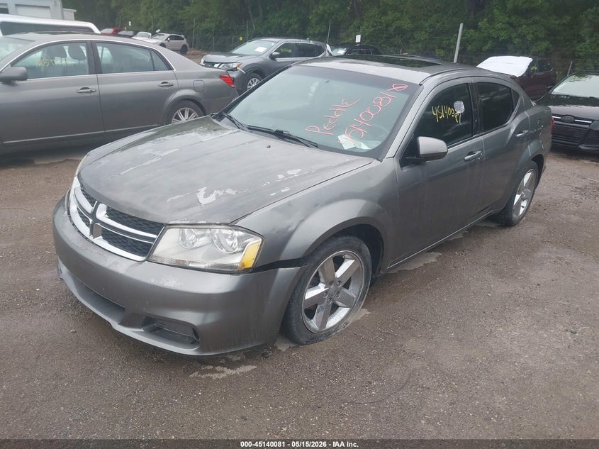 Vin: 1b3bd2fgxbn591023, lot: 45637710, dodge avenger lux 20112