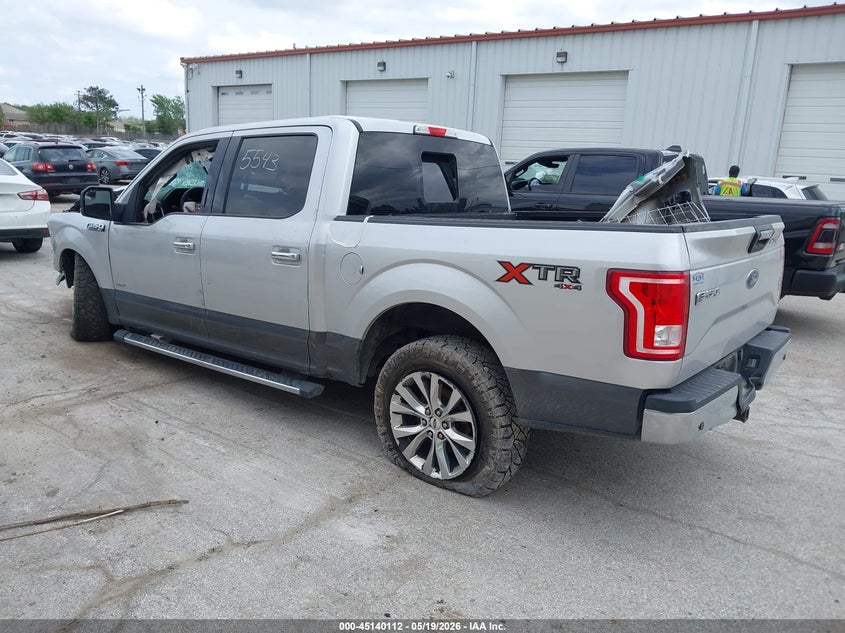 Vin: 1ftew1epxgfb39088, lot: 45637741, ford f-150 xlt 20163