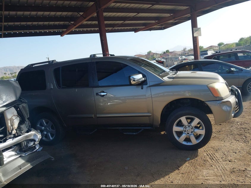 2007 Nissan Armada Le VIN: 5N1BA08C37N722298 Lot: 45140137