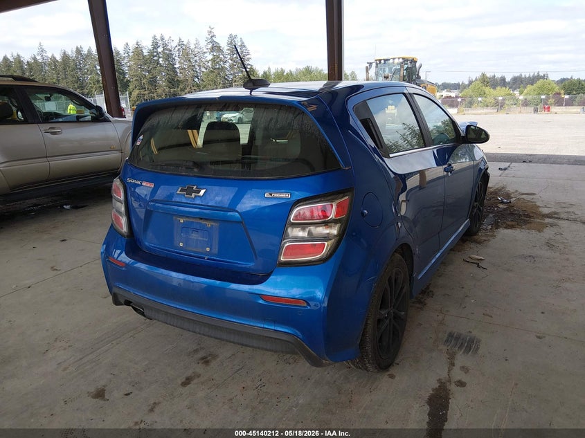 Vin: 1g1jf6sb5j4127897, lot: 45637841, chevrolet sonic premier auto 20184