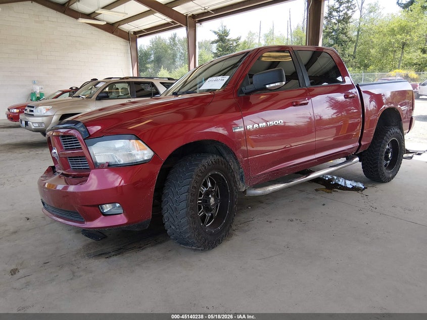 Vin: 1c6rd7mtxcs288702, lot: 45637867, ram 1500 sport 20122