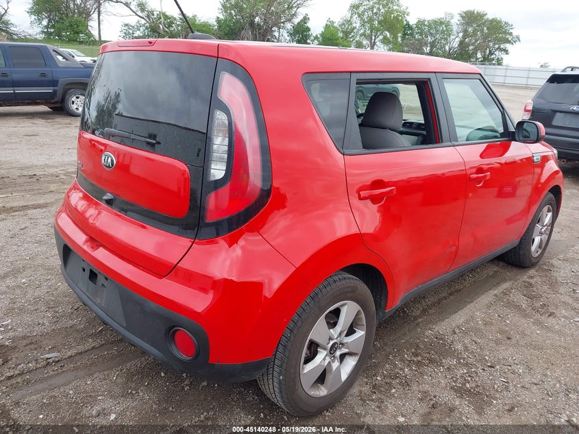 Vin: kndjn2a21k7668899, lot: 45637877, kia soul 20194