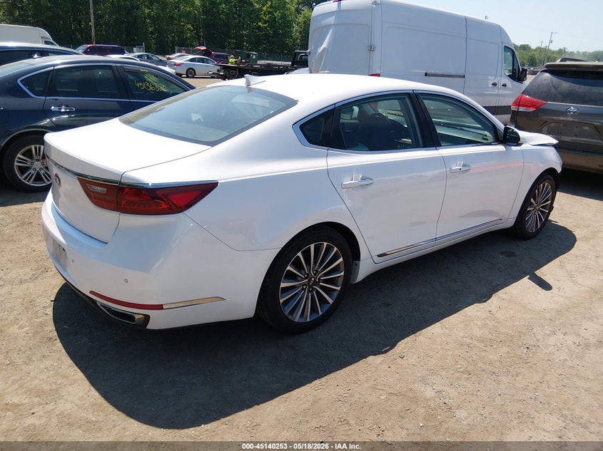 Vin: knalb4j16k5172980, lot: 45637882, kia cadenza premium 20194