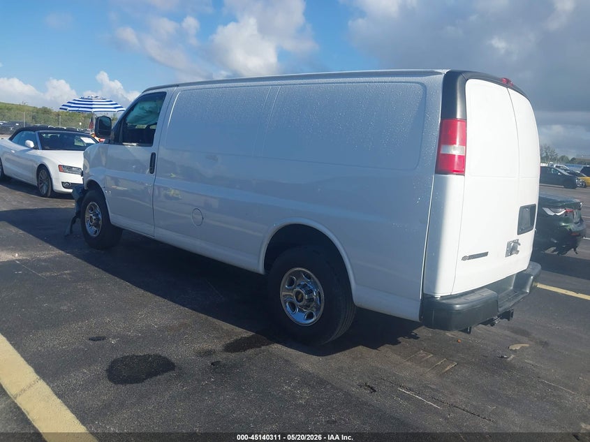 Vin: 1gcwgafg4k1185232, lot: 45637940, chevrolet express 2500 work van 20193